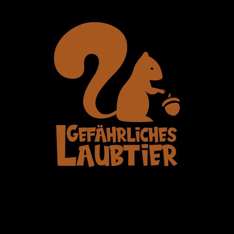 Gefährliches Laubtier Eichhörnchen