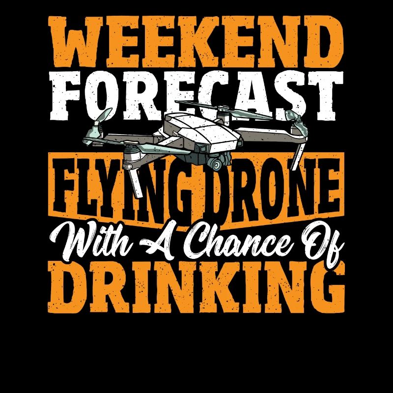 Prévisions de week-end Drone volant avec une chance de