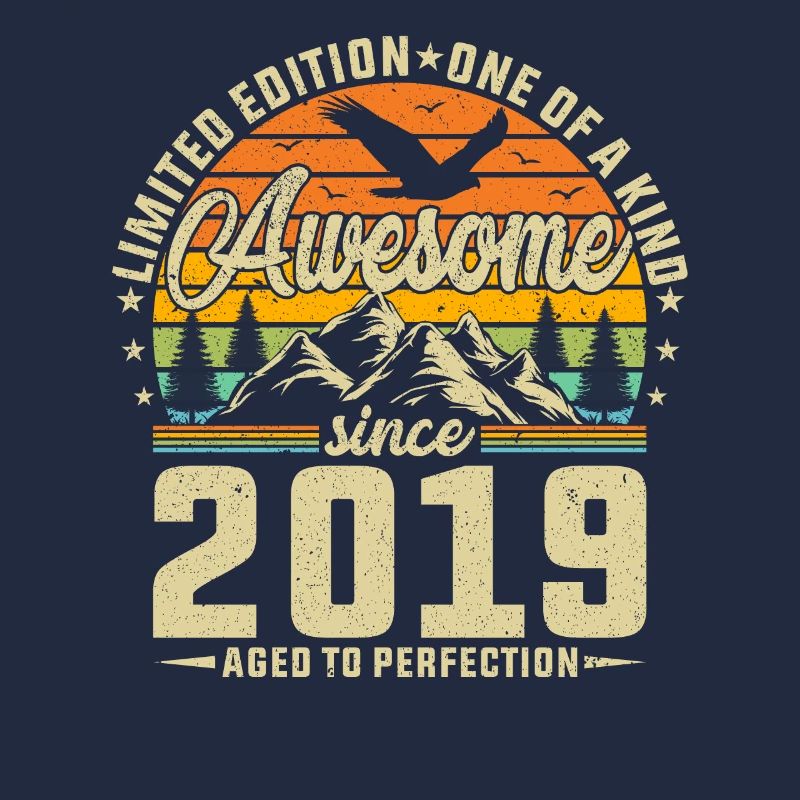 Creative 2019 Anniversary Celebration Retro Design