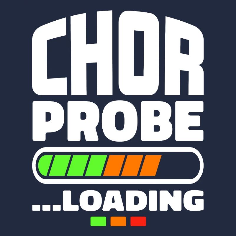 "Chorprobe loading" - Chor Sänger Singen Musik