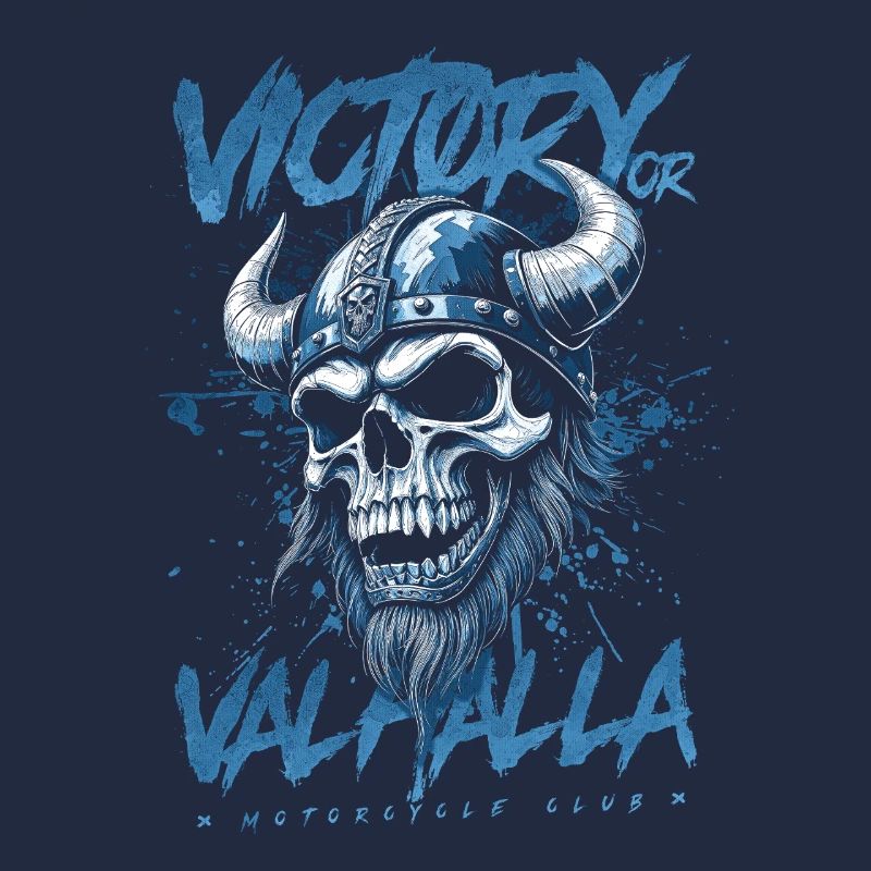 Motorrad Nordische Wikinger Sieg Oder Walhalla