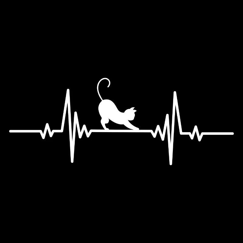 Heartbeat lazy cat