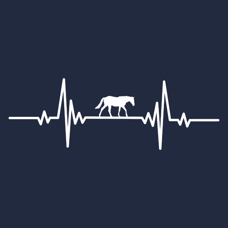 Heartbeat-Pferd Seitenansicht