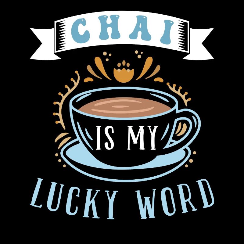 Chai Latte Tee trinken Teetrinker