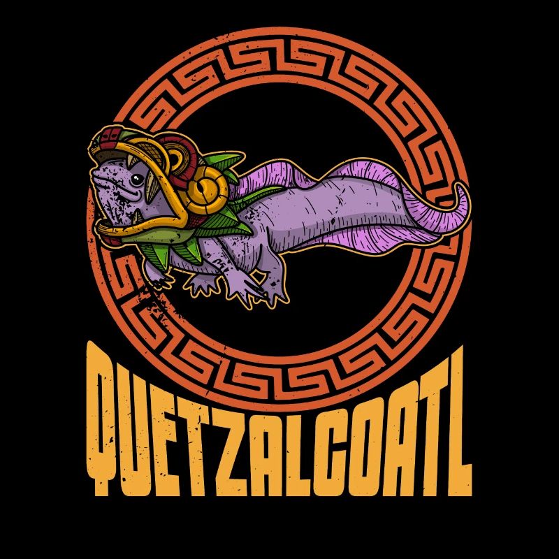 Quetzalcoatl Axolotl Mexique Divinité Aztèque