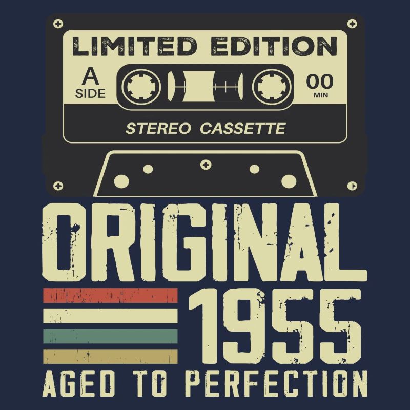 69. Jubiläumsgeschenk im Retro-Stil 1955