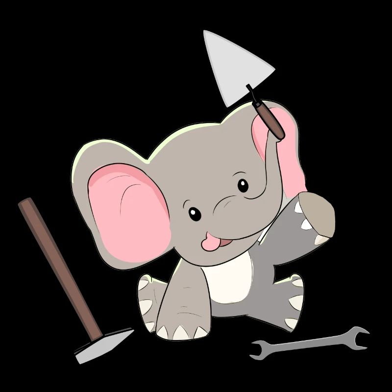 Elephant Craftsman Caretaker Tool Children