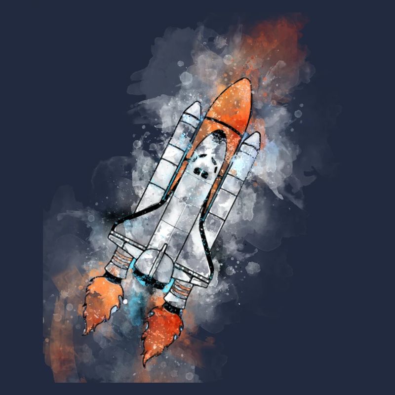 Weltraum-Rakete
