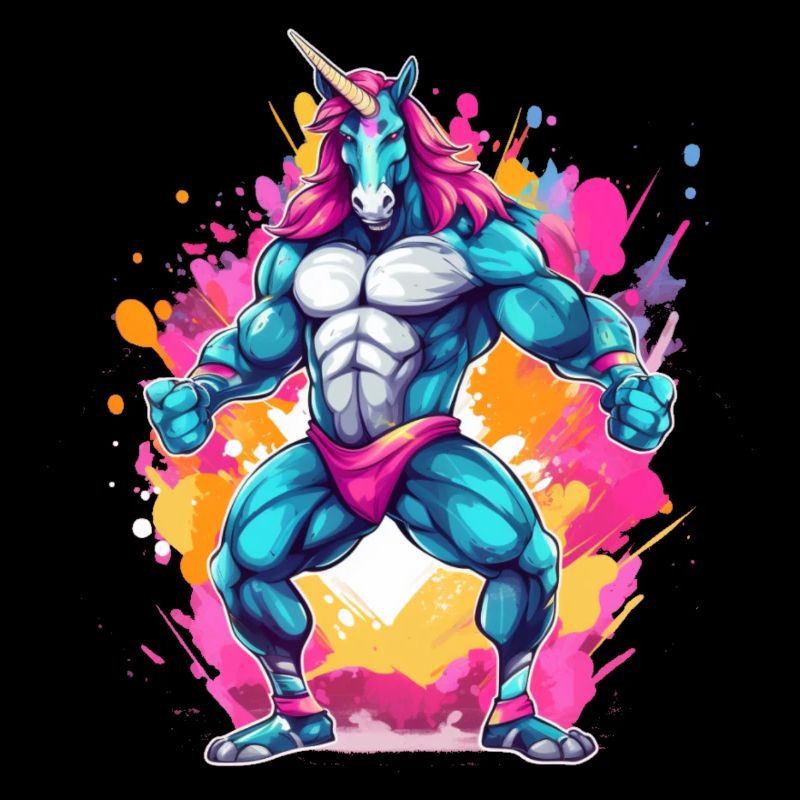 Bodybuilding Einhorn