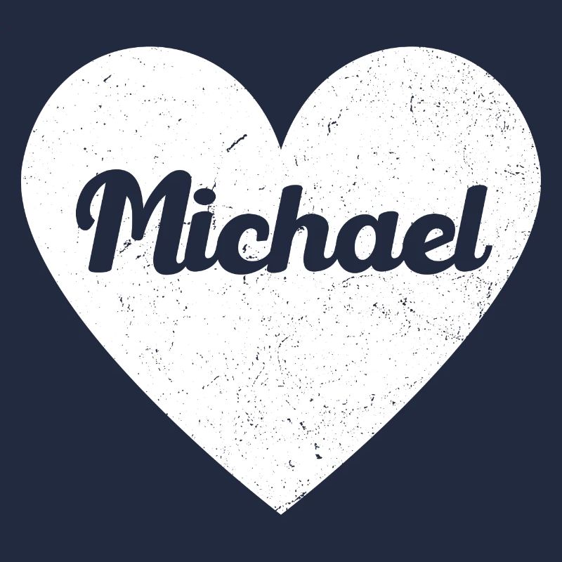 Michael First Name Gift Idea Heart Love I Love