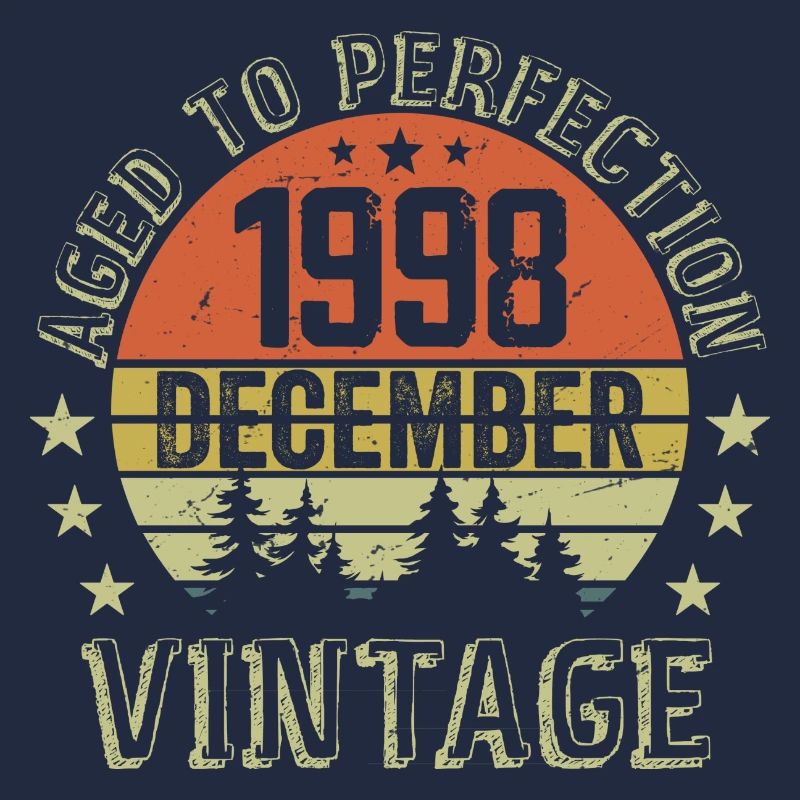 Retro Geburtstagsgeschenk - Geboren im Dezember 1998