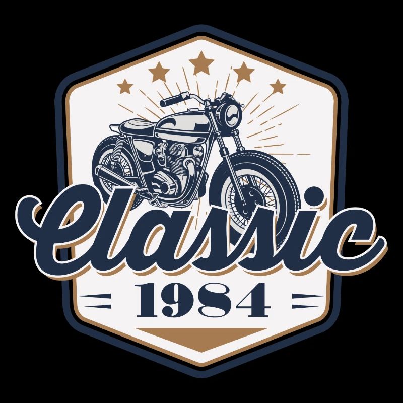 40. Geburtstag 1984 Motorrad Oldtimer
