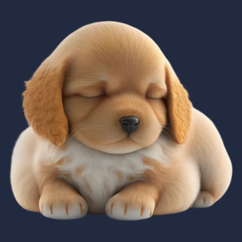 MIGNON CHIOT - TOUT DOUX - PAS DE BRUIT, IL DORT