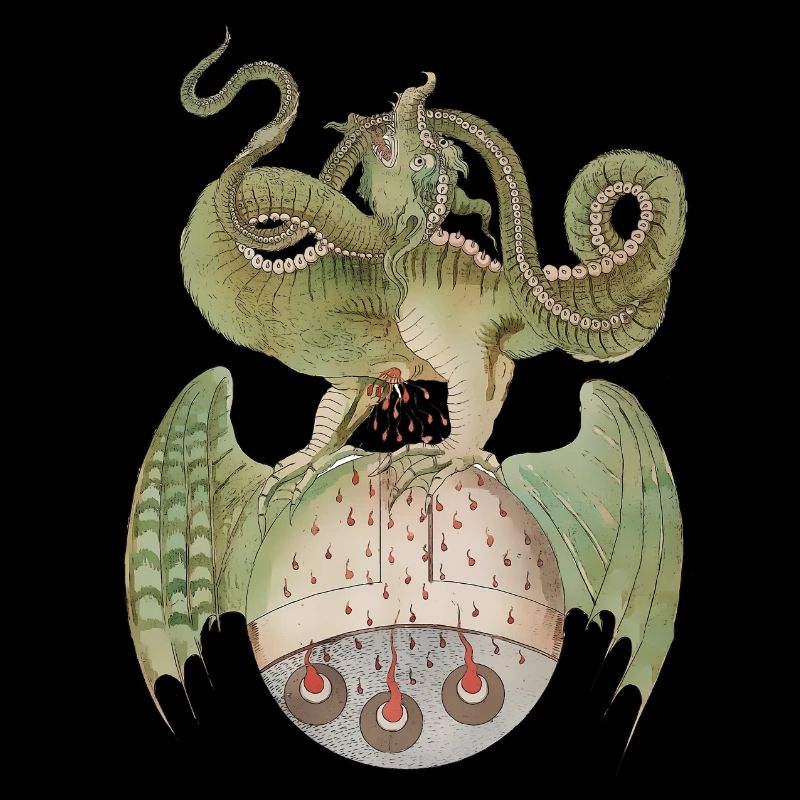 Mittelalter Drache