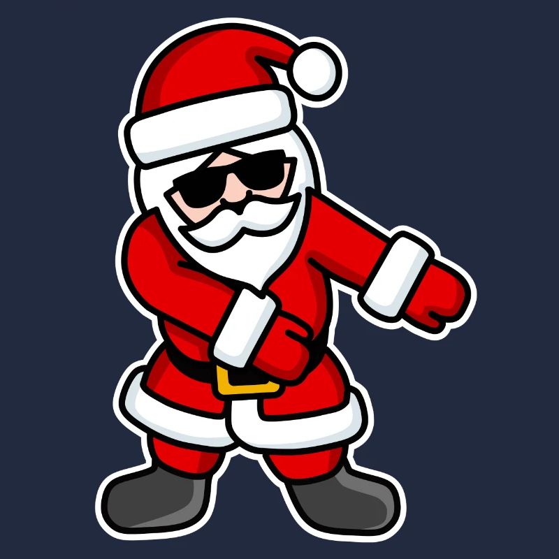 Floss Flossing cool Weihnachtsmann Weihnachten