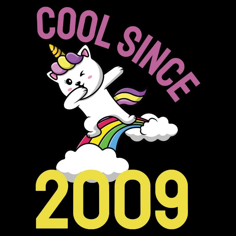 Cool depuis 2009 Dabbing chat 13ème anniversaire
