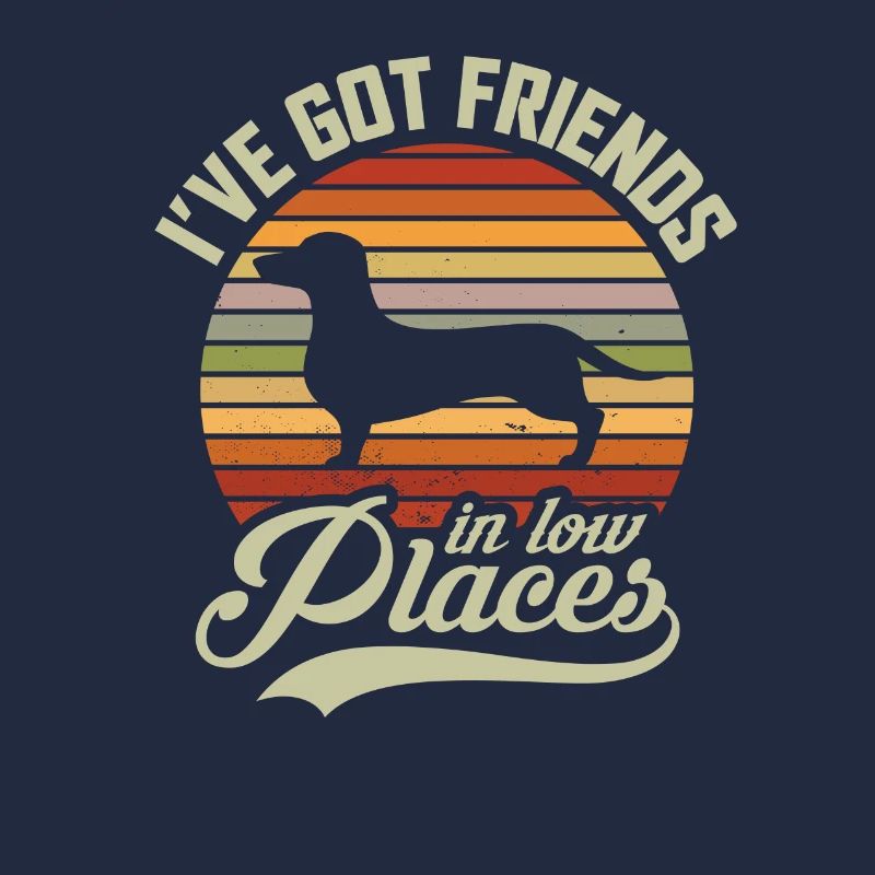 J’ai des amis dans des endroits bas, teckel Wiener