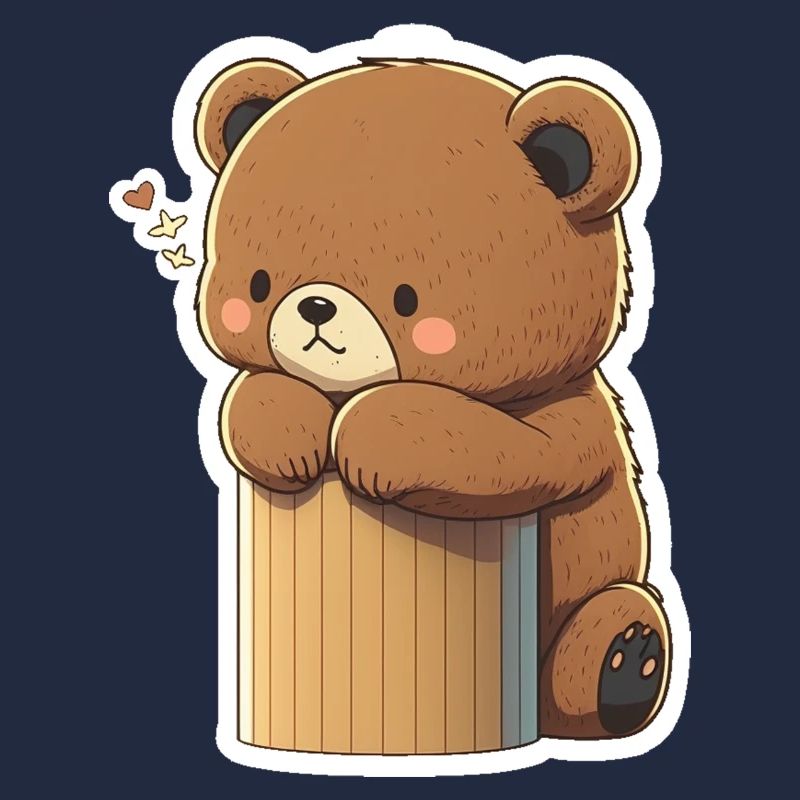 Mignon Chibi Bear, Bébé Ours
