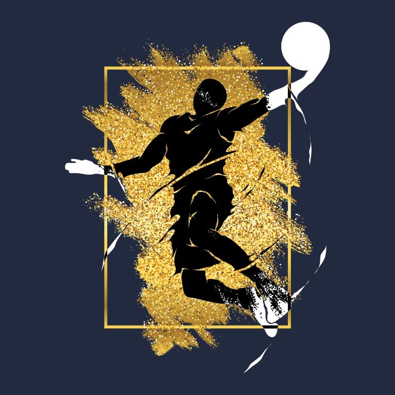 Basketteur Basketteur Dunking Gold Splash