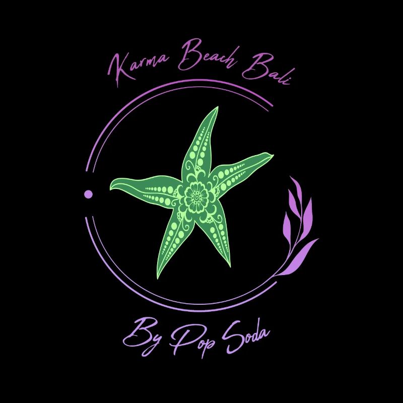 Karma Beach starfish violet jaune