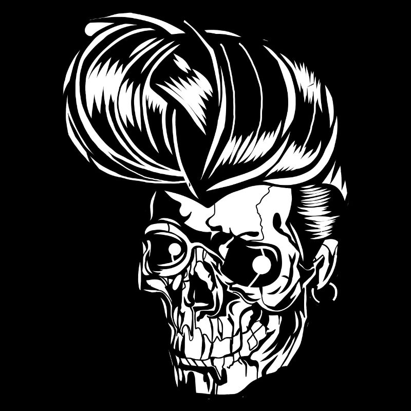 Rockabilly Skull