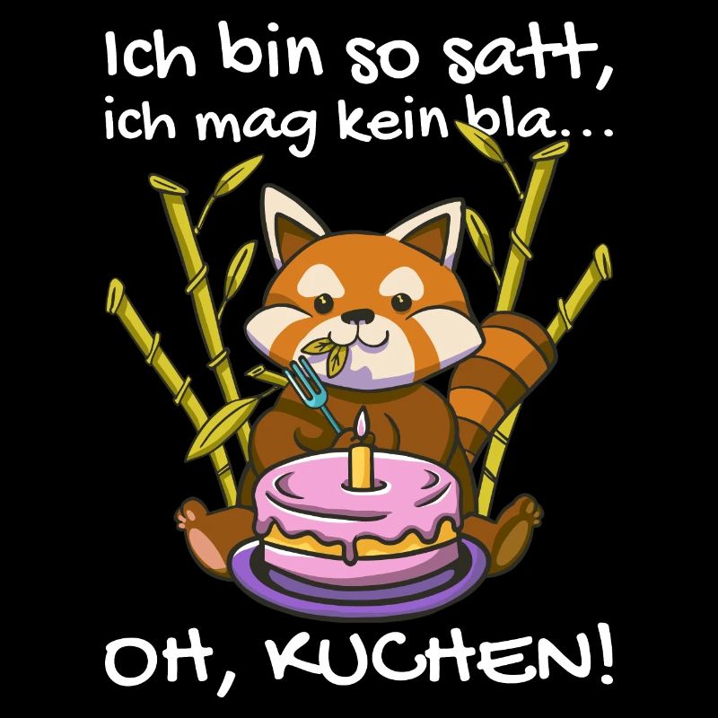 Süßer Kleiner Panda Bambus Natur