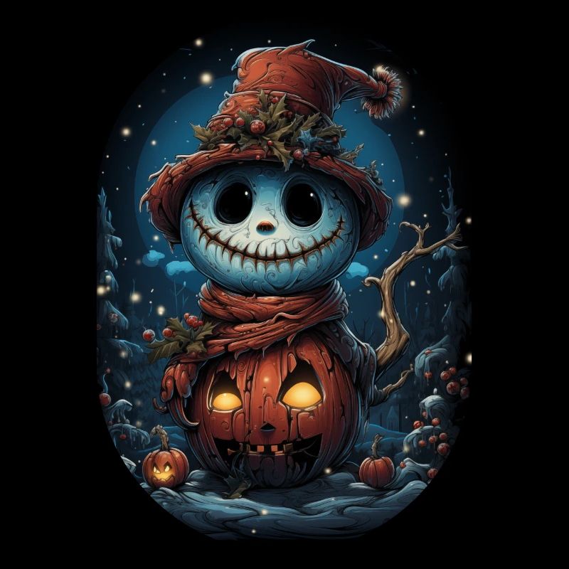 James the Friendly Halloween Snowman