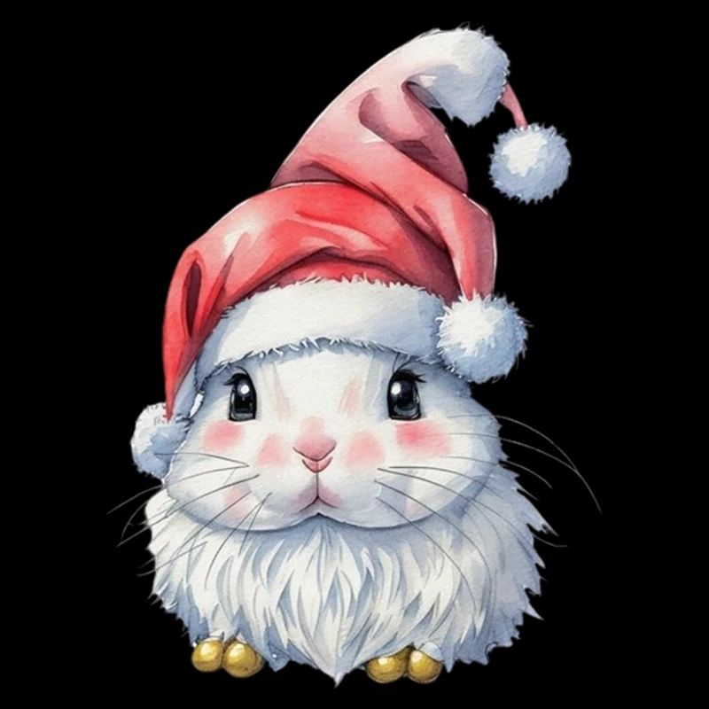 Lapin de Noël mignon