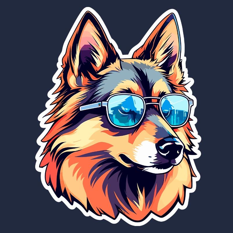 German Shepherd Illustration