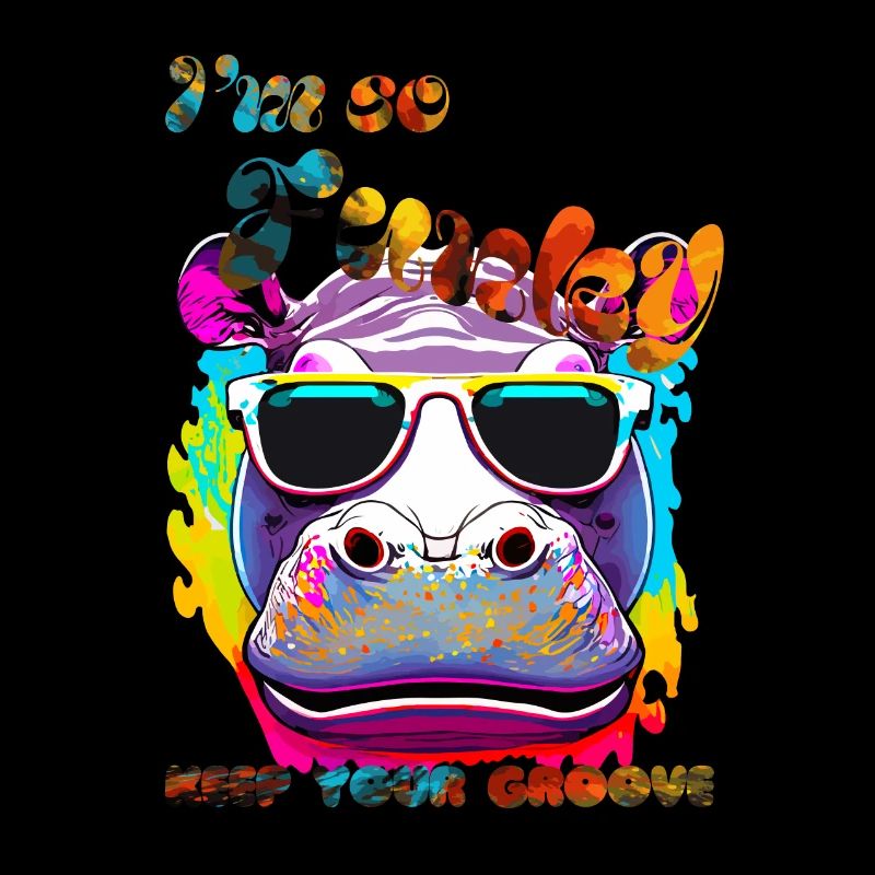 Ich bin so funky. Behalte deinen Groove. Nilpferd