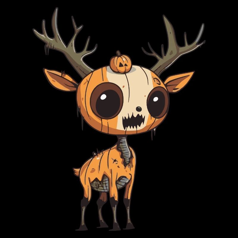 Deer Halloween Zombie