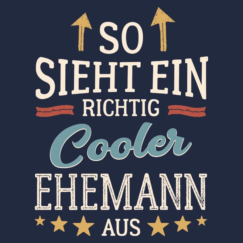 So sieht ein cooler Ehemann aus Partner Gatte