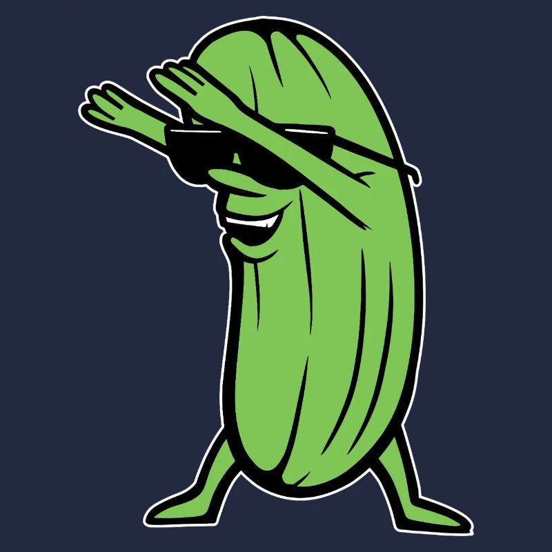 Dabbing Concombre Dabbing Dab Danse Hip-Hop Danse Pose