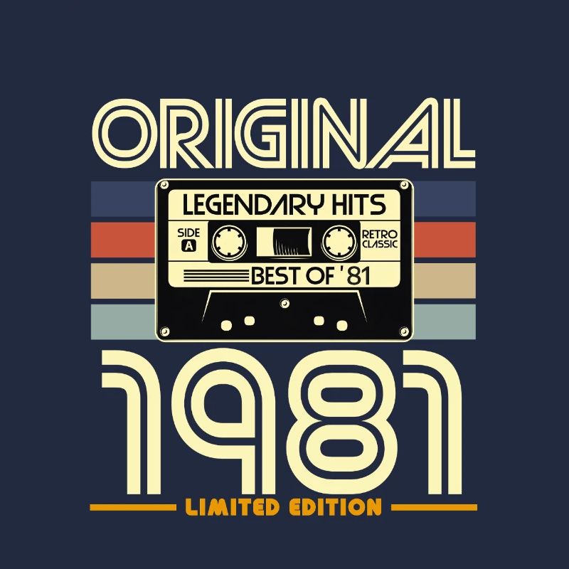 Cassette 1981 Édition Limitée Vintage