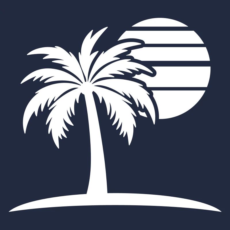 Palm Tree Sun Island