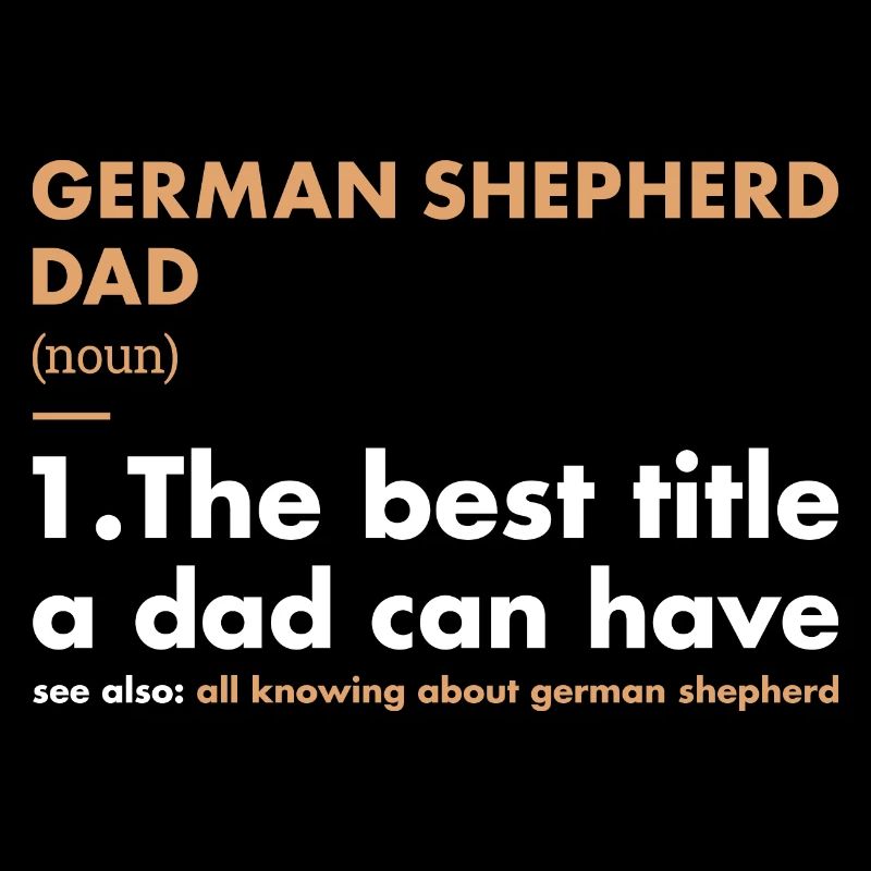 German Shepherd Dad Definition