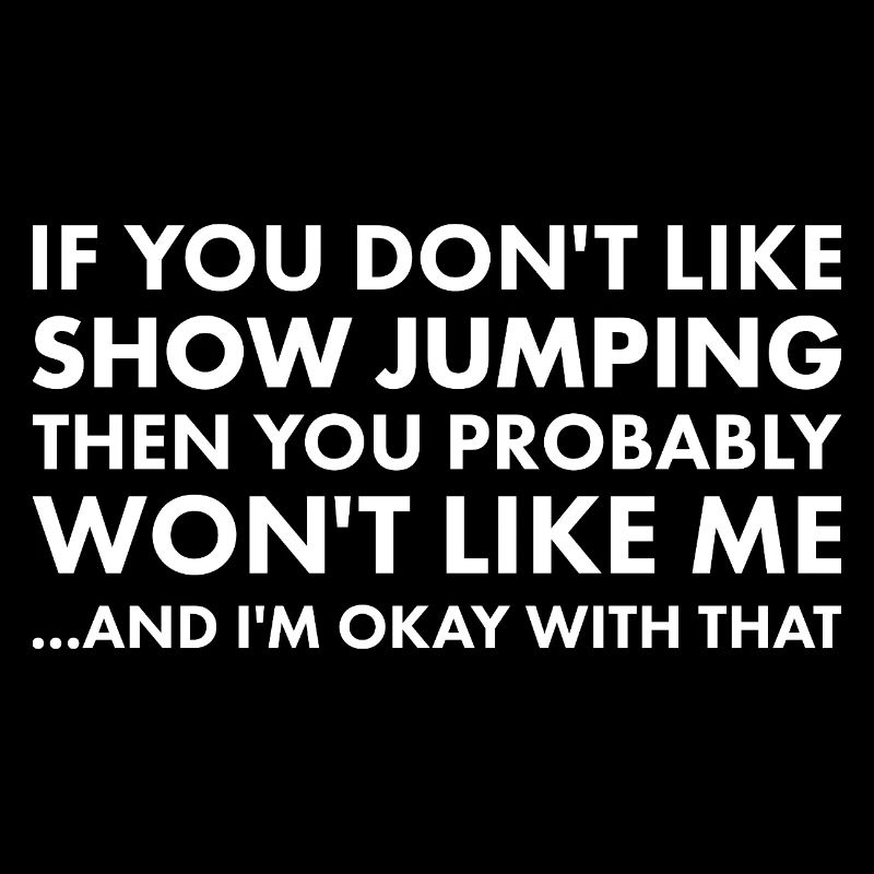 Jumper si vous n’aimez pas le saut d’obstacles