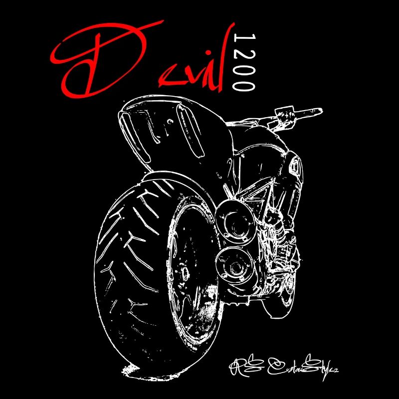 Duc Diavel Custom 1200 Motorrad Biker