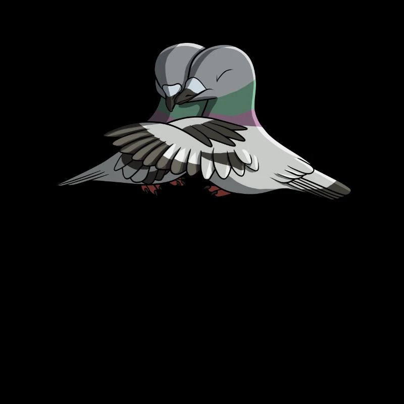 Câliner les pigeons