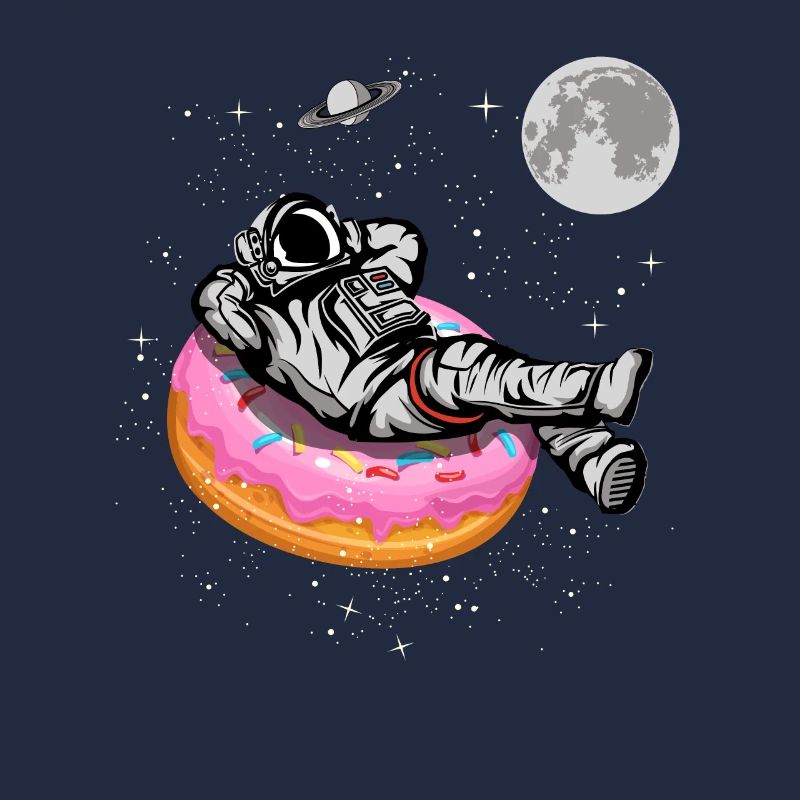 Spaceman On A Donut