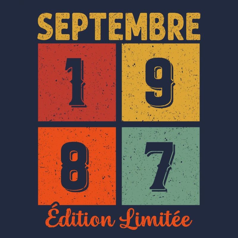Septembre 1987 Original Idée Cadeau Anniversaire