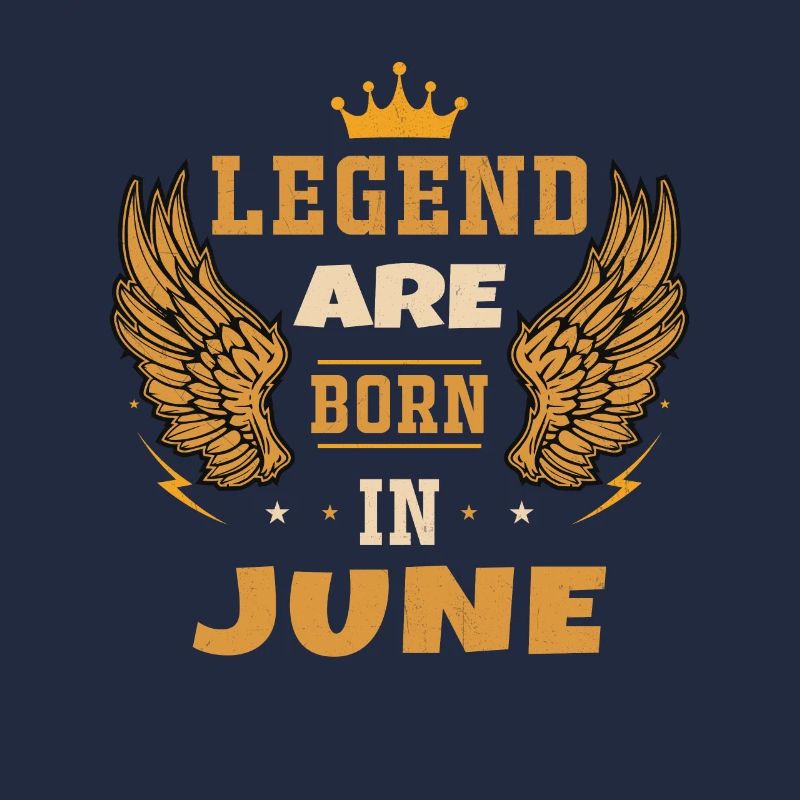 Die im Juni geborene Legende Geburtstagsgeschenk