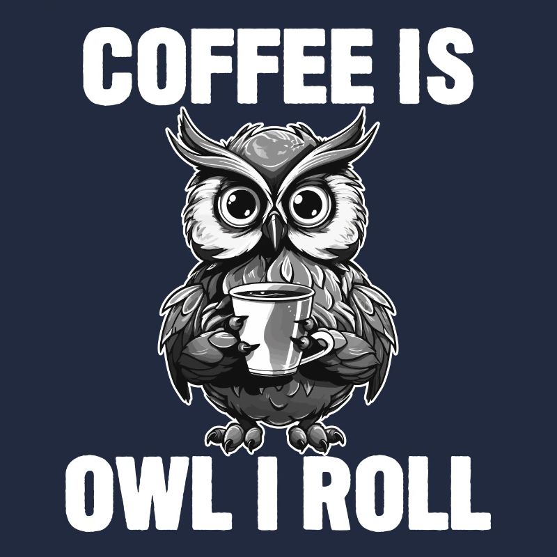 Kaffee ist Eule, die ich rolle