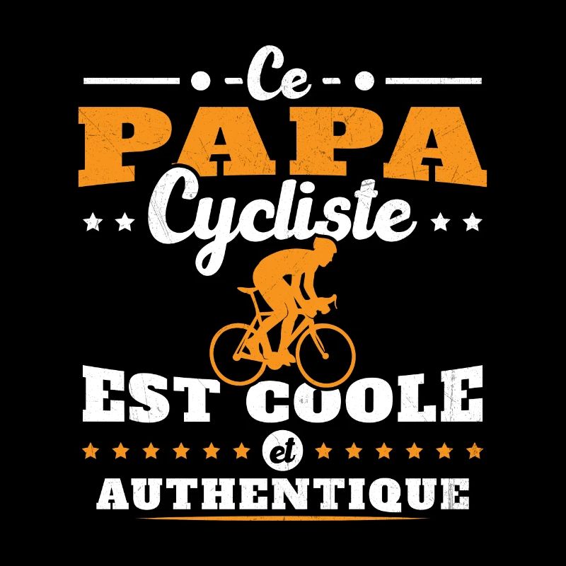 Ce papa cycliste est coole et authentique