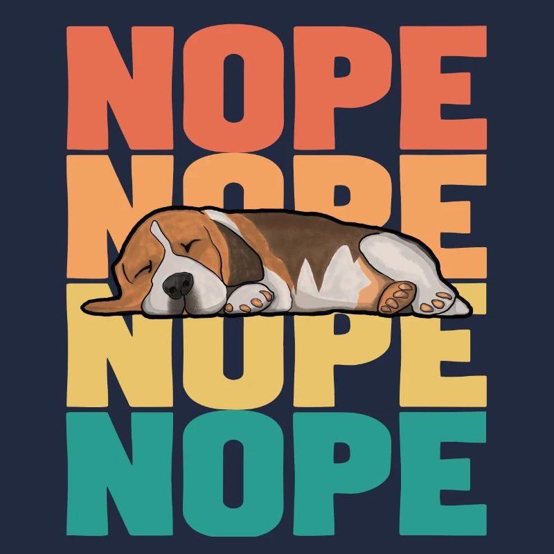 Beagle Dog Nope