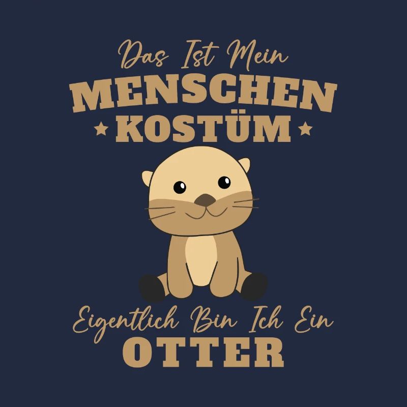 Menschen Kostüm Ich bin ein Otter