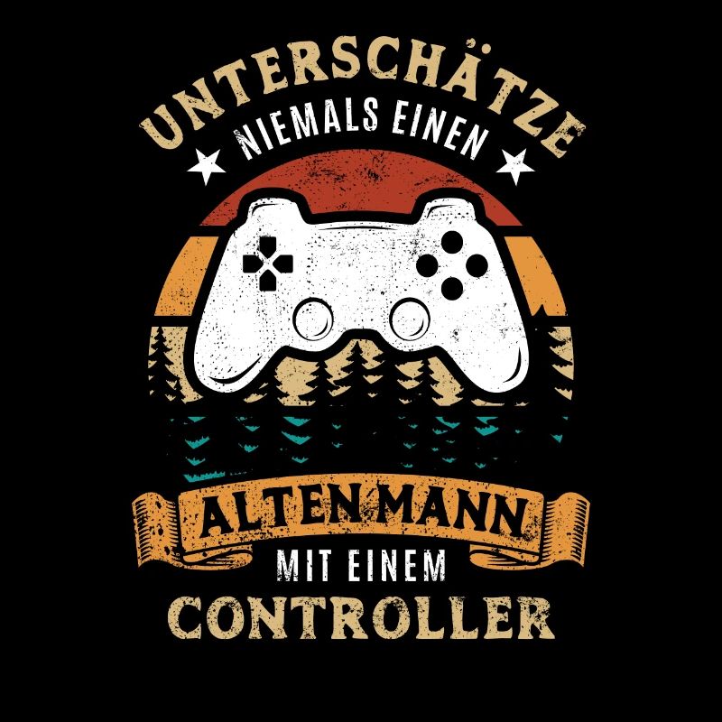 Unterschätze nie einen alten Mann mit Controller
