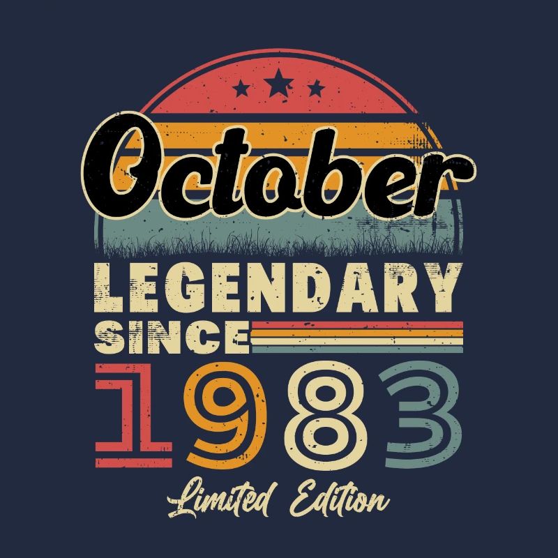 Vintage Retro Oktober 1983 Geburtstagsgeschenk