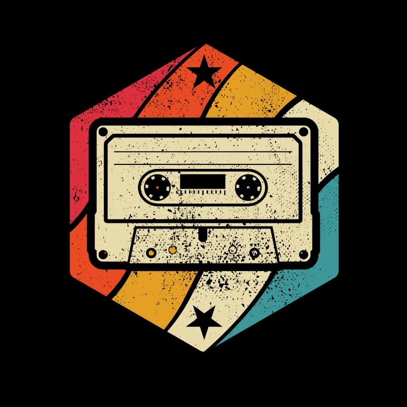 Cassette - Mixtape Audio Cassette Magnétique rétro