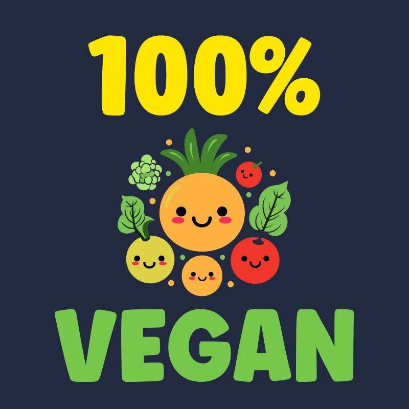 Humorous little vegan vegetables